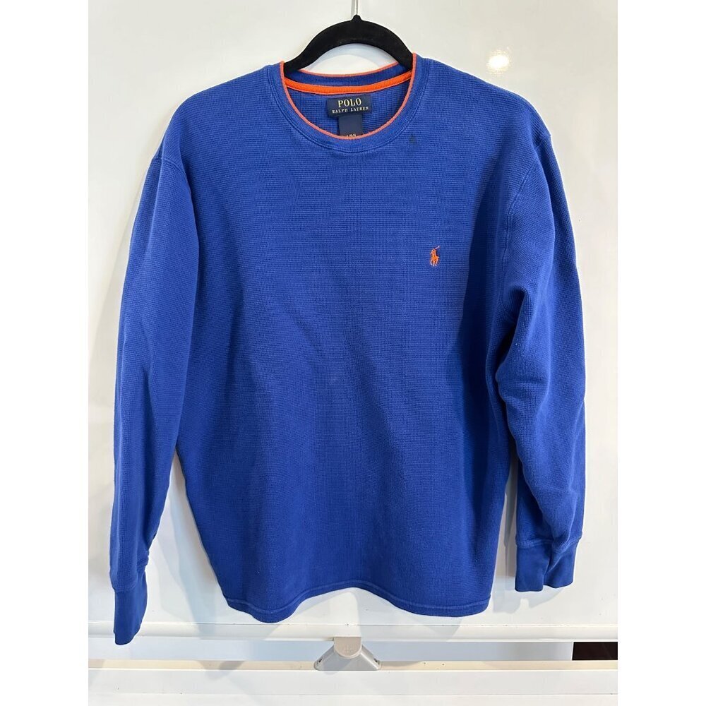 Polo Ralph Lauren blue and orange shirt L